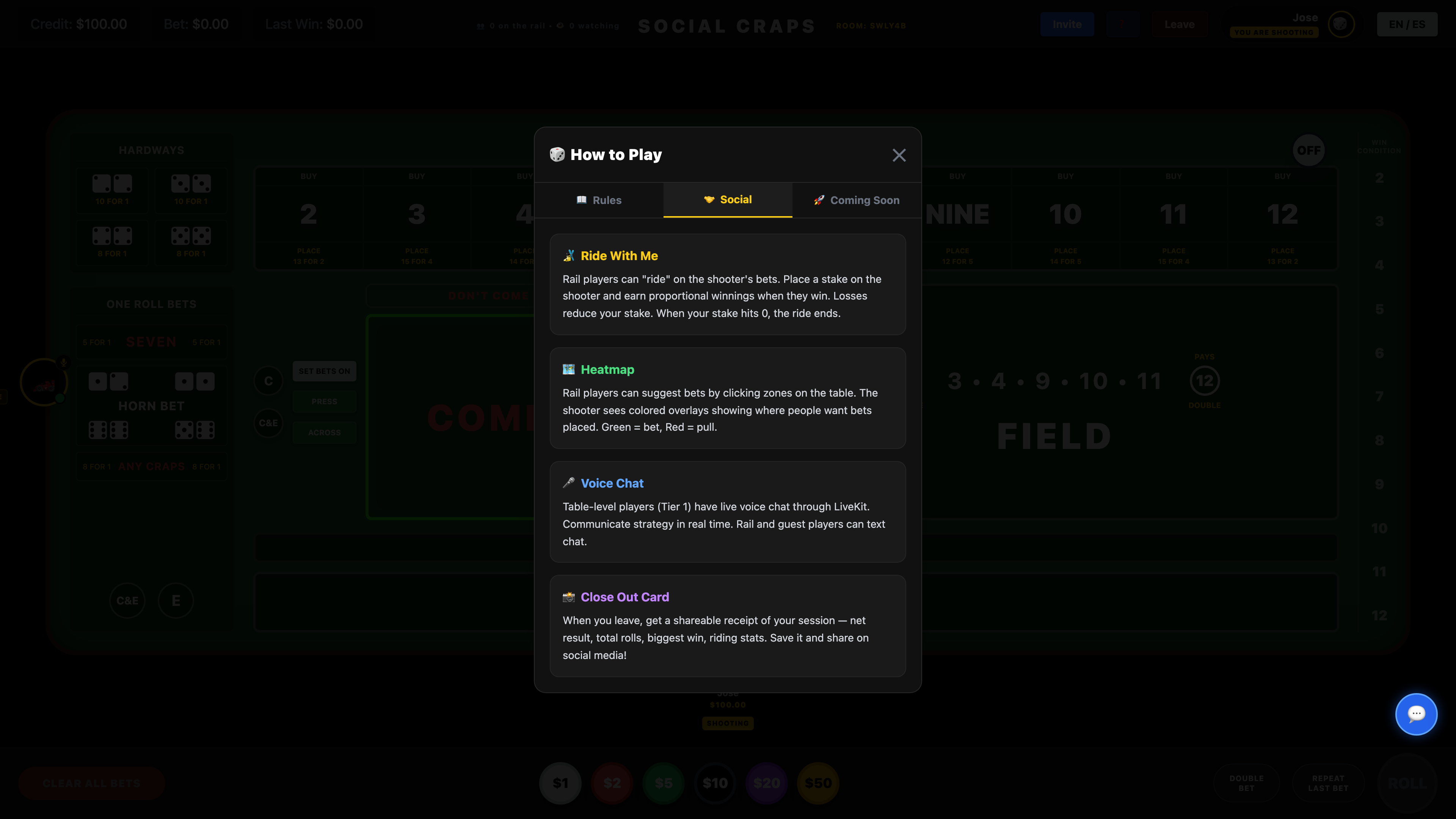 How to Play Social Features